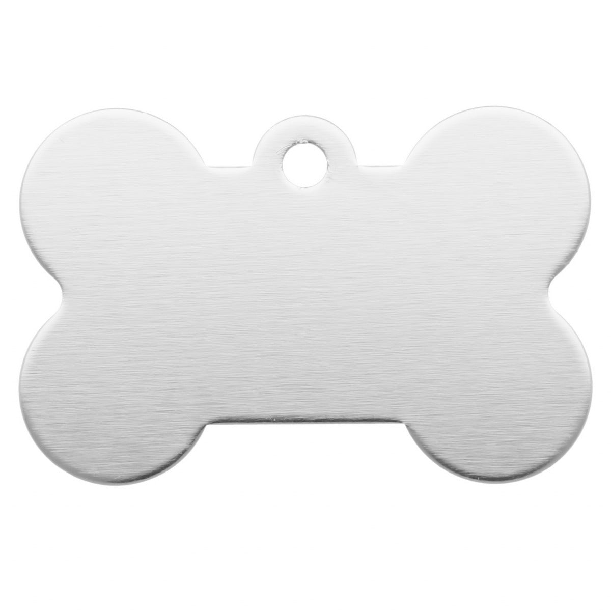 Laser engraved pet tag, bone shape.